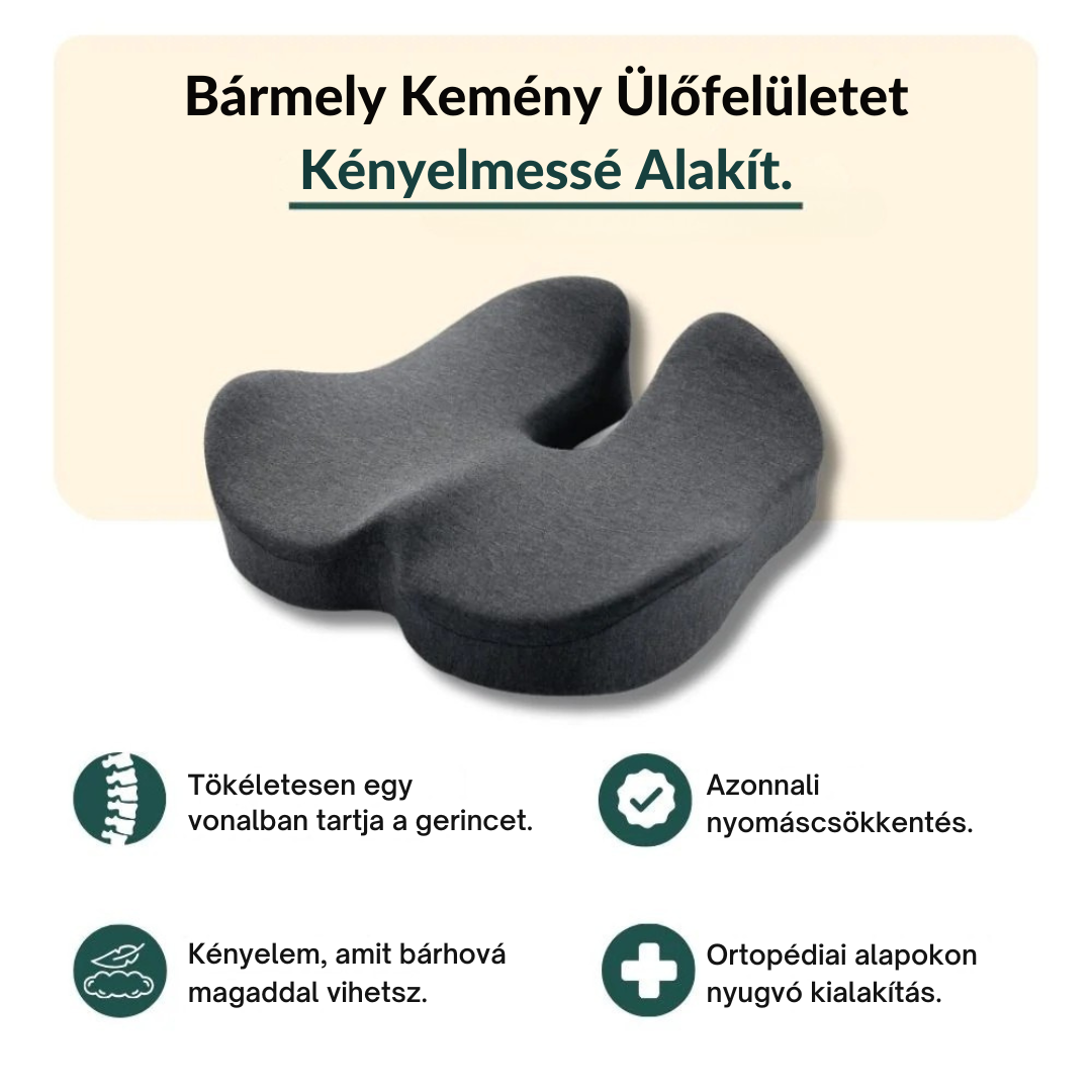 Velnora™ – Ülőpárna teljes hát és farokcsontkímélés.